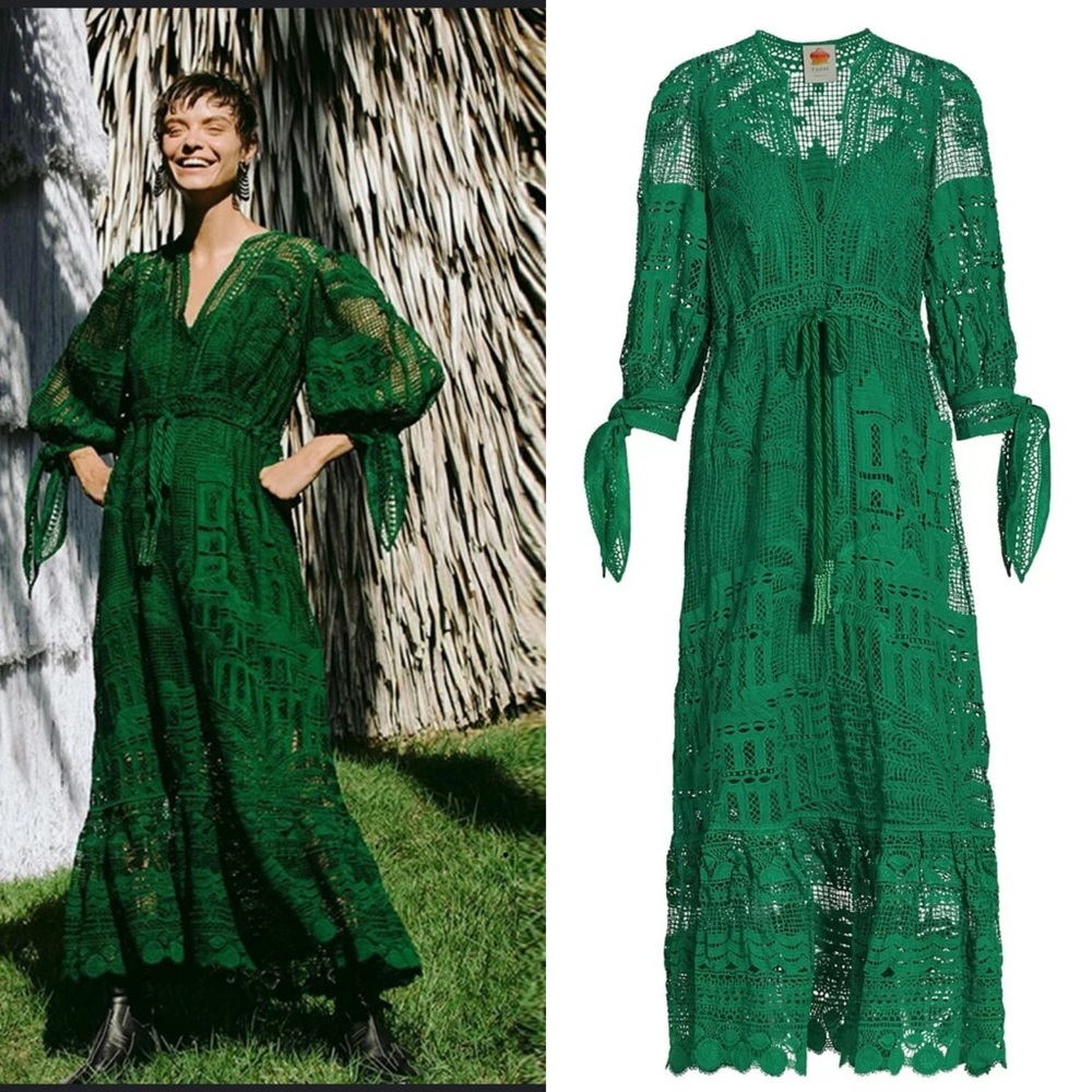 NWT! Morada Boa Guipure Lace Dress Size S
